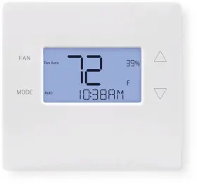2gig-stz-1 2gig Smart Z-wave Plus Model Programmable Thermostat Humidity Sen