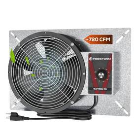Abestorm 751105540334 720cfm High Air Flow Crawlspace Ventilation Fan Ip55 Rated 10 Inch Vent