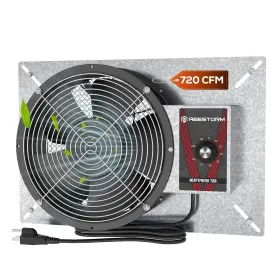 Ip55 Abestorm 751105540334 720cfm High Air Flow Crawlspace Ventilation Fan Rated 10 Inch Vent