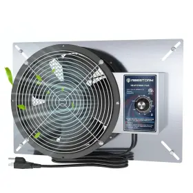 Nif-720 Abestorm 720cfm Crawlspace Ventilation Fans Ip-55 Grade Basements Stainless S