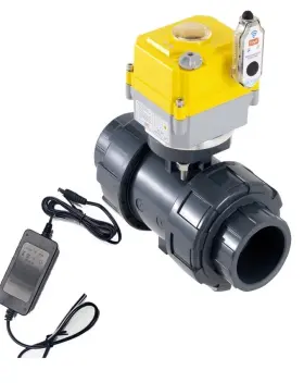 Dn50 Abplag Wifi Smart Electric Ball Valve 2 Inch Pvc Water Shut-off 24v/110-230v