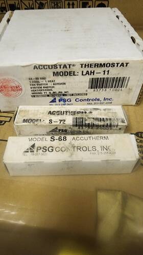 Accustat Lah-11 Thermostat Temperature Controller With 2 Accutherm Bulbs