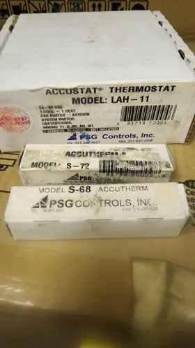 Lah-11 Accustat Thermostat Temperature Controller With 2 Accutherm Bulbs