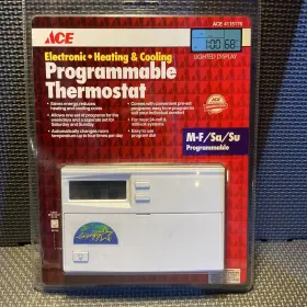 4115176 Ace 5-2 Day Weekend Programmable Thermostat New Sealed Heat Cool