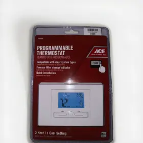 4693099 Ace New Programmable Thermostat 2 Heat/1 Cool Setting Model #4693099