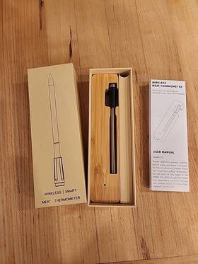 Acesidn Ad-x5-1 Wireless Meat Thermometer X5 Bluetooth Probe For Grill Bbq Oven Open Box