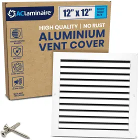 Lra-12x12 Aclaminaire Fits 12 Inch X Duct Hole 13.6 Face - Aluminum Return Grille Rustp
