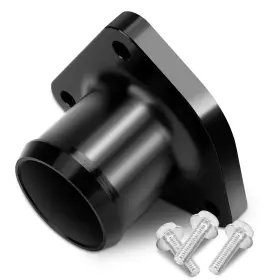Acoutor2hobx30gf9470-12 Acouto Thermostat Housing For 7.3l 1999-2003 Billet Aluminum Default Black