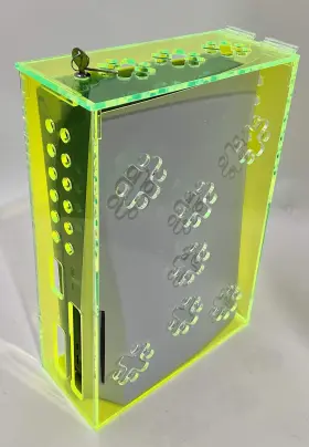 Cfi-101ta Acrylic Mega Store Cfi-101ta- Playstation 5 Security/protection Box - Fluorescent Green