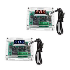 Aediko Ae-19774 2pcs W1209 Dc 12v Digital Temperature Controller Board Display Thermo