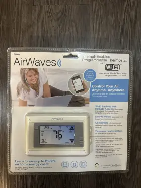 Gn50e Airwaves Internet Enabled Programmable Thermostat With Wifi New Sealed