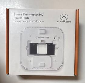 Alarm.com Adc-t40-pp Alarm.com Smart Thermostat Hd Power Plate 24v White Square Plastic