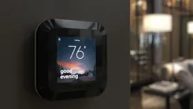 Adc-t40k-hd-w Alarm.com Z-wave Smart Thermostat Hd Adc-t40k-hd