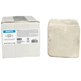 Amaco Ama46318r Air Dry Clay 25 Lbs. White Color May Vary