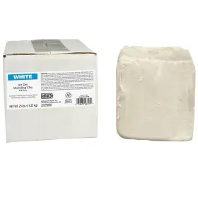Ama46318r Amaco Air Dry Clay 25 Lbs. White Color May Vary