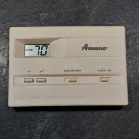 Amana 1246001 Digital Thermostat Tested Working Heat Cool Hvac