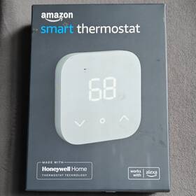 Amazon Gd61m60041430050 Smart Thermostat White Wi Fi Works With Alexa Programmable