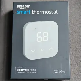 Gd61m60041430050 Amazon Smart Thermostat White Wi Fi Works With Alexa Programmable