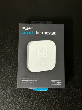 S6ed3r Amazon Smart Thermostat Without C-wire Adapter - White