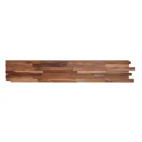 5apd10925 American Pro Decor 1/2 Inch X 7-7/8 47-1/4 Acacia 3d Solid Hardwood Interlocking Wall Plank