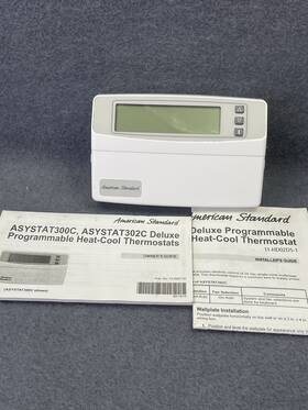 American Standard Asystat302c Deluxe Programmable Heat-cool Thermostat