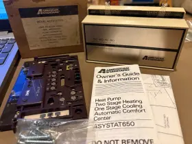 Asystat650 American Standard Vintage Room Thermostat And Honeywell Y594g1443