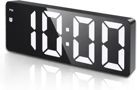 Wa33-au Amir Digital Alarm Clock Upgraded Version Led For Bedroom Electroni
