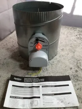 6610 Aprilaire 6600 Series 10 Inch Round Motorized Zone Damper New