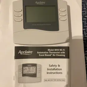 8810-event Aprilaire 8810 Programmable Wi Fi Thermostat Based Air Cleaning. No Box