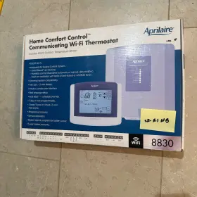 8830 Aprilaire New Home Comfort Control Communicating Wi-fi Thermostat Model