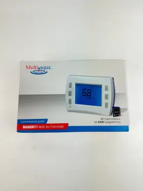 Mai60011-w Aqua Mai60011 Multi-aqua -multi-fan-thermostat Model Mai60011-w/ Sd Card Interface