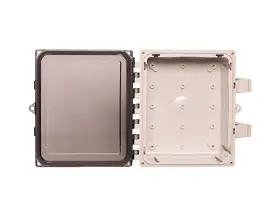 Ah1084c Attabox Heartland Polycarbonate Enclosure With Hinged Locking Clear Cover