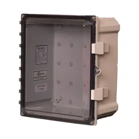 Ah12106c Attabox Heartland Polycarbonate Enclosure With Hinged Locking Clear Cover
