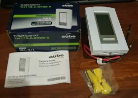 Th115-a-240s-b Aube 7-day Programmable Electric Heat Thermostat 208-240 Volt