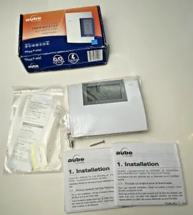 Th144-p-2h2c Aube Technologies Hvac Systems Programmable Thermostat Energy Star