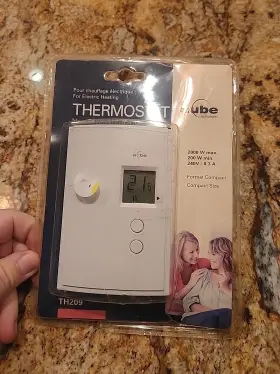 Th209 Aube Technologies Thermostat New In Package Compact Size White