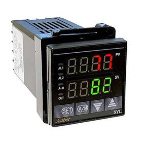 Auber Syl-2352p Pid Temperature Controller W/ 30 Ramp / Soak Ssr Output Black
