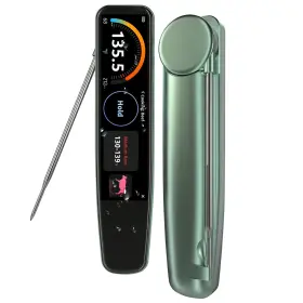 Akth06 Awlkim Smart Digital Meat Thermometer 3.8 Inch Hd Touchscreen With On-dev... Fast Ship