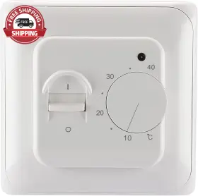 Baomain 744110320213 Nonprogrammable Thermostat For Radiant Floor Heating 110-120v Ac