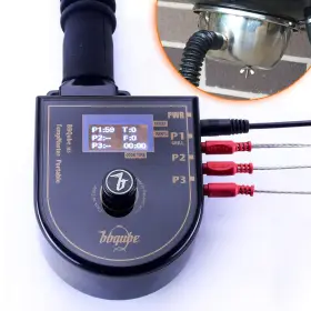 Bbqube 616086766411 Tempmaster Wireless Bbq Temperature Controller Set N Forget Automatic Fan For