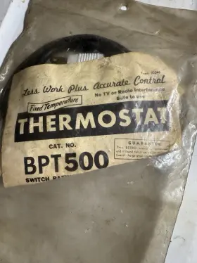 Bpt500 Berko Vintage Fixed Temperature Thermostat Nos