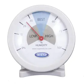 Hg050-pdq-4 Bestair Hygrometer Humidistat Humidity Monitor 4 Pack White