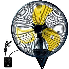 Bestronair Dfc-k20 20 In Wall Mount Fan Oscillating 3 Speed High Velocity Mounted