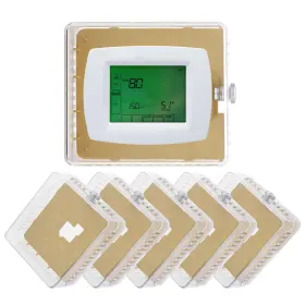 0623 Bisupply 5pack Ac Thermostat Cover With Lock S 5pk - Wall Panel Box Key