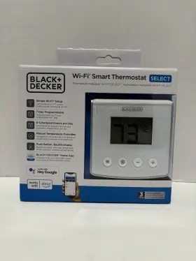 Bdxhtsl1-u-a Black Decker Smart Home Device Compatible Wifi Thermostat Select