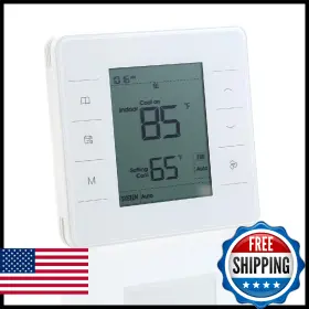 B0fs14l82z Bowsen Programmable Thermostat For Home Heat Pump System 1 Heat/1 Cool Compatible With
