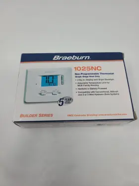 1025nc Braeburn Non-programmable Digital Thermostat Heat-only