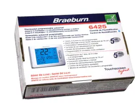 6425 Braeburn Deluxe Series 3h 2c Universal Programmable Thermostat New