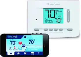 7205 Braeburn Digital Programmable Wi-fi Thermostat White