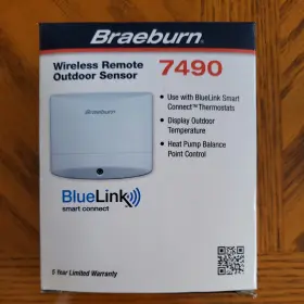 7490 Braeburn Wireless Remote Outdoor Sensor Bluelink Compatible